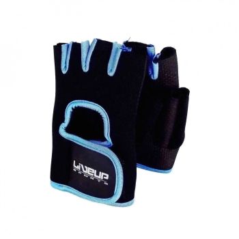 Luva de Treinamento - Azul/Preto - Tamanho P/M - Liveup Sports