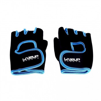 Luva de Treinamento - Azul/Preto - Tamanho P/M - Liveup Sports