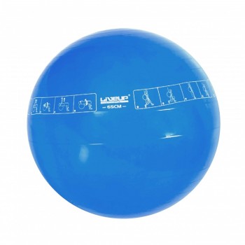 Bola Suiça V - 65cm - com Ilustração - Azul