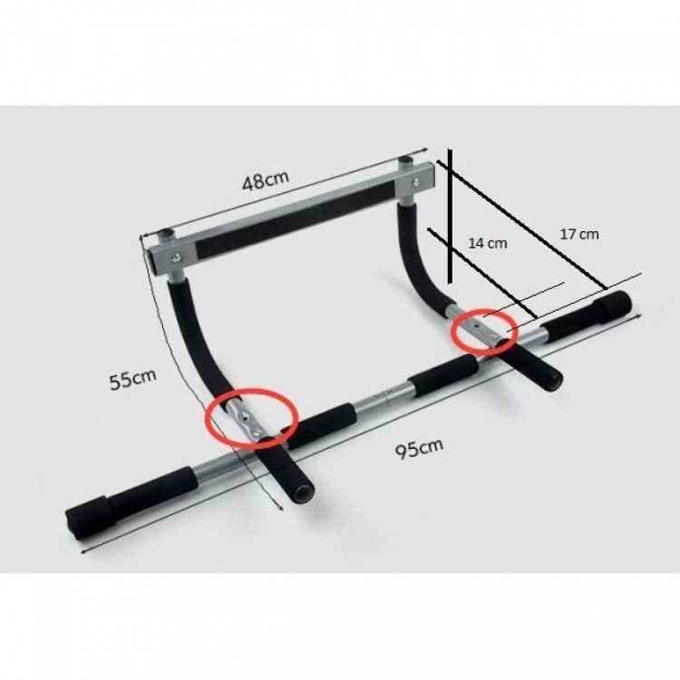 A Barra Liveup é adaptável em portas com largura do batente entre 14cm à 17cm, sendo montada em poucos minutos. Projetada com material de alto nível, basta apenas alguns minutos diários para adquirir maior elasticidade e resistência física ao seu corpo.
<br> 
<br>Permite diversas formas de exercícios e trabalha movimentos abdominais, lombares e isométricos, tornando sua musculatura mais firme e alongada, além de ser indicado para ajudar a eliminar gordura localizada, flacidez, celulite e problemas na coluna.