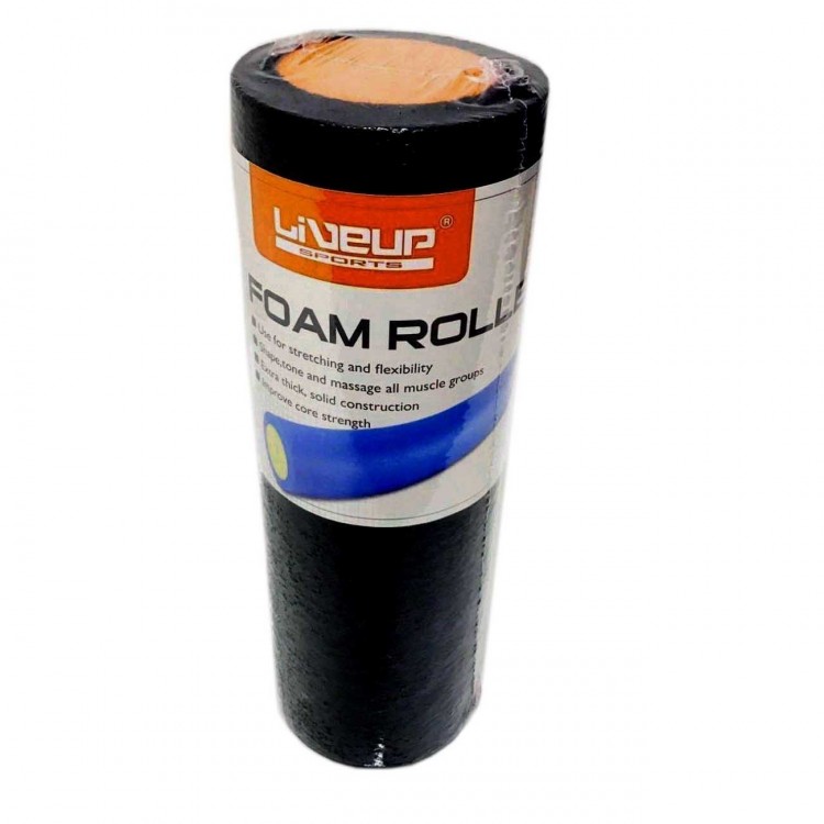 O ROLO DE ESPUMA - 45X15CM - PRETO - LIVEUP SPORTS é utilizado para exercícios de equilíbrio trabalhando os músculos do abdômen, região lombar, glúteos e quadris.
<br>É um item fundamental para os profissionais de saúde e Personal Trainers que desejam oferecer aos seus clientes um treino mais eficaz.
<br>Ideal para posicionar o paciente e/ou usuário durante diferentes exercícios ou tratamentos a fim de promover melhora do retorno venoso, aliviando dores lombares e de membros inferiores. 
<br>O ROLO DE ESPUMA - 45X15CM - PRETO - LIVEUP SPORTS oferece instabilidade para exercícios básicos de Pilates, exercícios de reabilitação, estabilização da coluna e consciência corporal. 
<br>Por ser constituído de espuma de alta qualidade, confere um contato eficiente com o músculo que se deseja trabalhar. 
<br>Seja em sua residência ou academia de condomínio, recomendamos o uso do material acompanhado de um profissional tornando assim um treino de alta performance