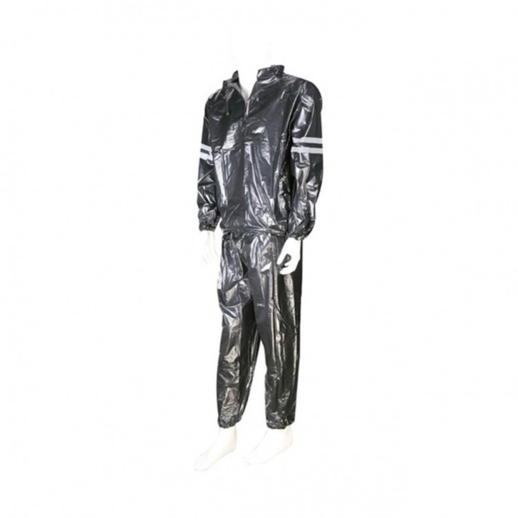 A roupa Sauna Suit Liveup Sports são usados para queimar calorias ao fazer exercícios. O traje de sauna gera muito calor, o que ajuda a liberar as toxinas e impurezas do corpo para serem expelidas dos poros da pele, enquanto relaxa os músculos do corpo com calor intenso. Ajuda a manter os músculos aquecidos para o condicionamento aeróbico e ajuda a eliminar o excesso de água.
<br>
<br>Aviso: a cor do produto pode variar da imagem