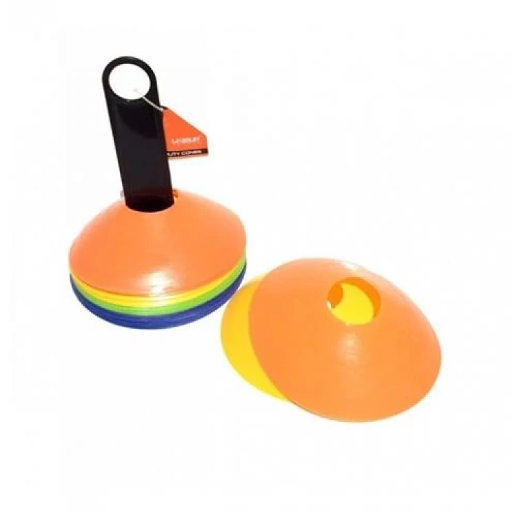 DESCRIÇÃO
<br>MINI CONES DE AGILIDADE Liveup Sports é indicado para o treinamento de qualquer esporte que necessite de velocidade e explosão muscular, visando melhor condicionamento físico e desempenho.
<br>Fácil de transportar e prático de utilizar, seu uso é destinado principalmente para demarcações em campos, quadras, tatames, areia, grama sintética ou onde se tenha condições de fazer um treinamento físico adequado.
<br>
<br>Fabricados em plástico flexível e durável, os MINI CONES DE AGILIDADE possuem cores fortes e vibrantes, facilitando a visualização durante as práticas esportivas.